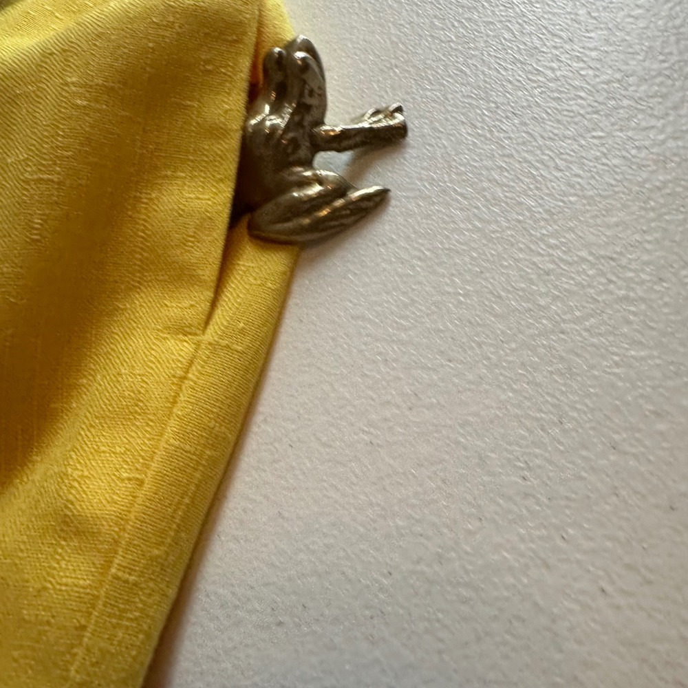 Morgan Miller Yellow Rayon Polyester 2 Pc Skirt Suit Size 8 Petite Career - Picture 12 of 16
